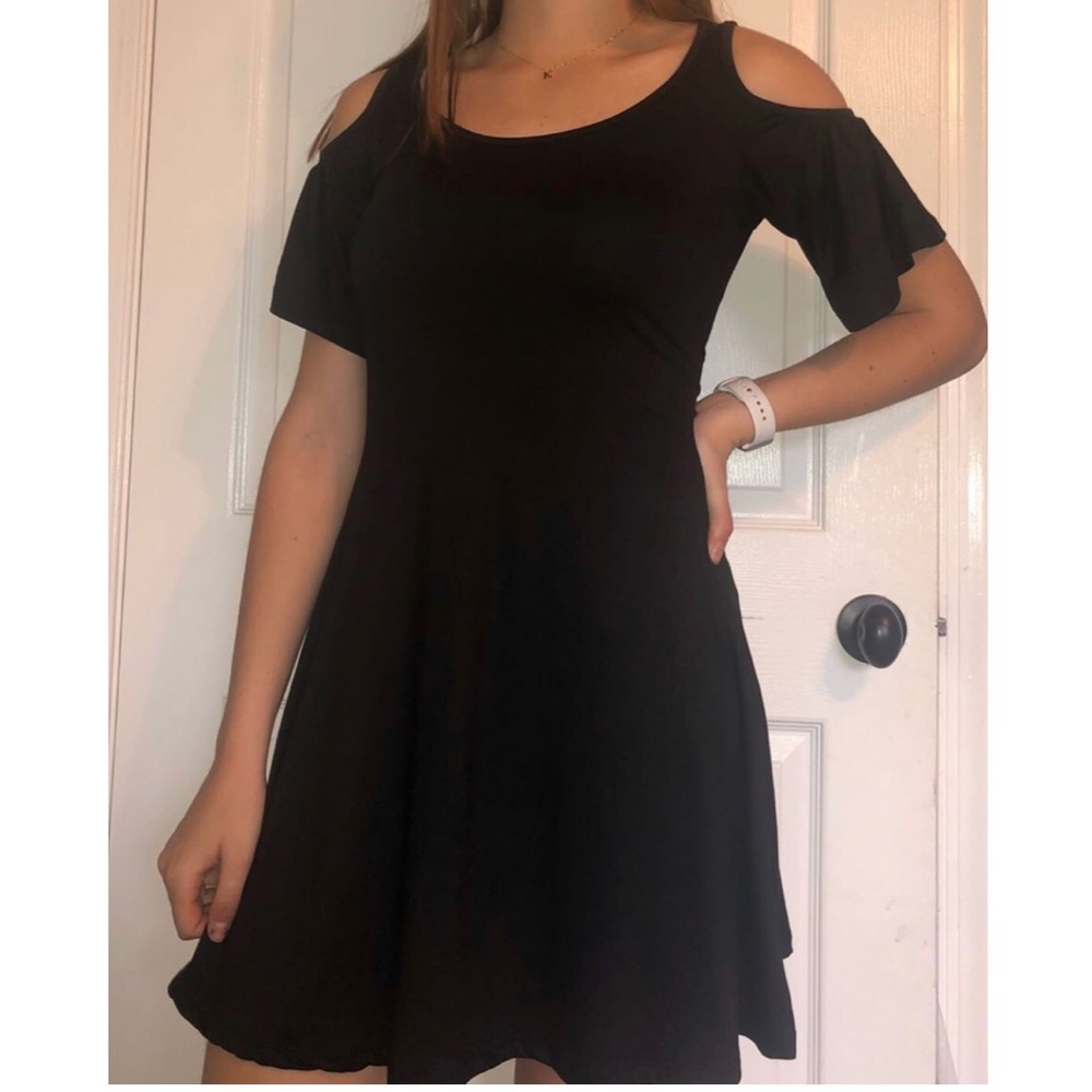 Casual Black Dress